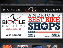 Tablet Screenshot of bicycle-gallery.com